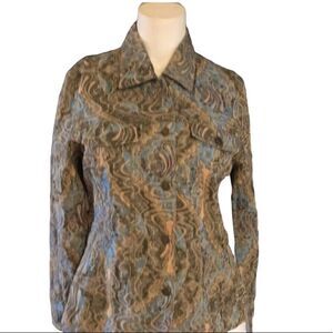 Analogy Jacket Size LARGE Grey and Blue